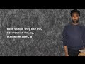 Childish Gambino - They Don't Like Me (ft. Chance The Rapper)  - Lyrics