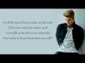 Love Yourself - Justin Bieber [ Lyrics ]
