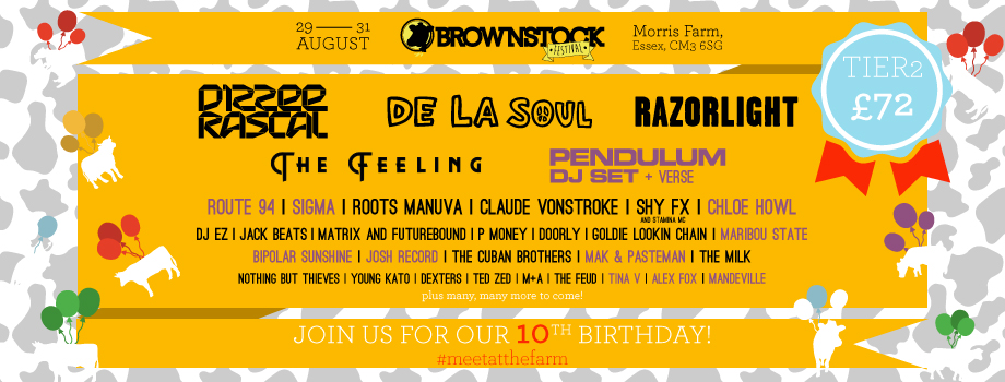 Brownstock Festival 3rd Announcement